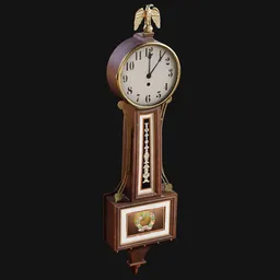 Antique Federal Banjo Wall Clock