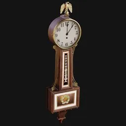 Antique Federal Banjo Wall Clock