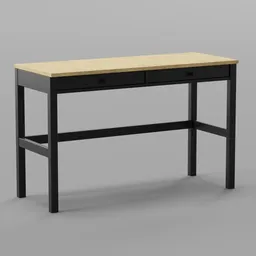 IKEA Hemnes desk black
