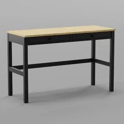 IKEA Hemnes desk black