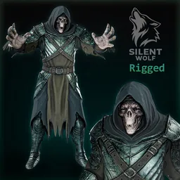 Silent Revenant-Rigged-Animated