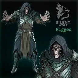 Silent Revenant-Rigged-Animated
