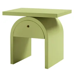 Arcom Lime Green Bedside Table
