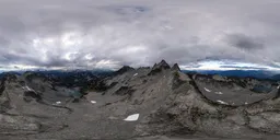 Cloudy Sky Rocky Mountains