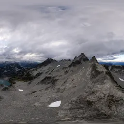 Cloudy Sky Rocky Mountains