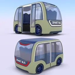 Autonomous shuttle bus