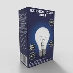 Halogen Bulb Box