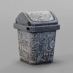 Trash can