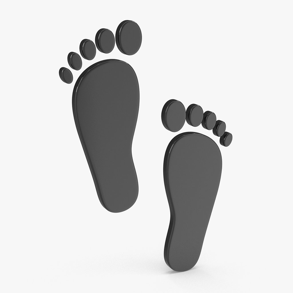 Footprint Icon | Technology models | Blendkit