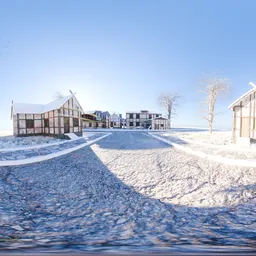Winter Landscape HDRI – Village