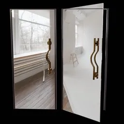 Glass door