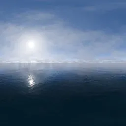 Endless Ocean Cloudy Sky
