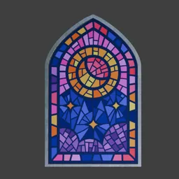 Church glass window style 10