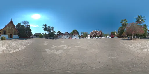 Southeast Asian Temple Complex (Wat Xieng Thong)