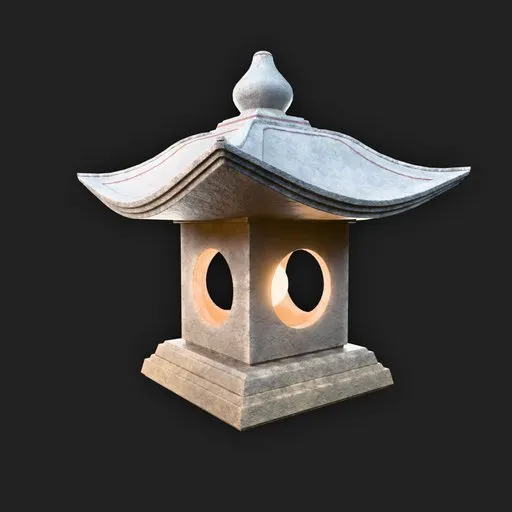Small Japanese Stone Lantern