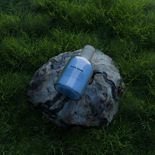 Natural Cosmetic Bottle