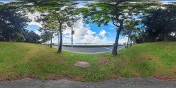 Cloudy skies and grass 16k