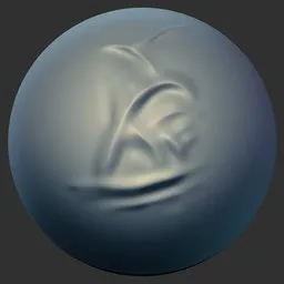 3D sculpting tool for modeling fabric wrinkles in Blender, detailed cloth texture effect.