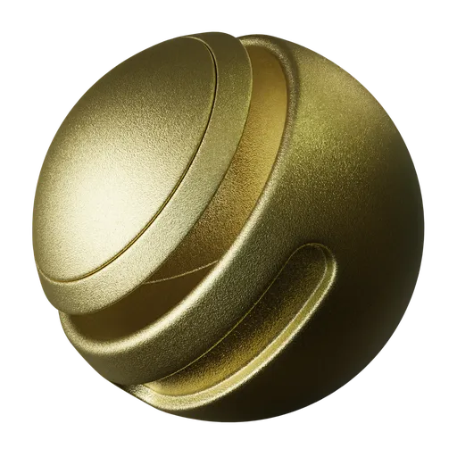 Sandblasted light brass