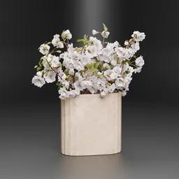 Cherry Blossom Pot