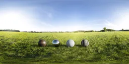 Grassy Hills, unclipped sun