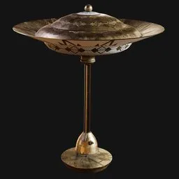 Ascending Deco Saucer Table Lamp
