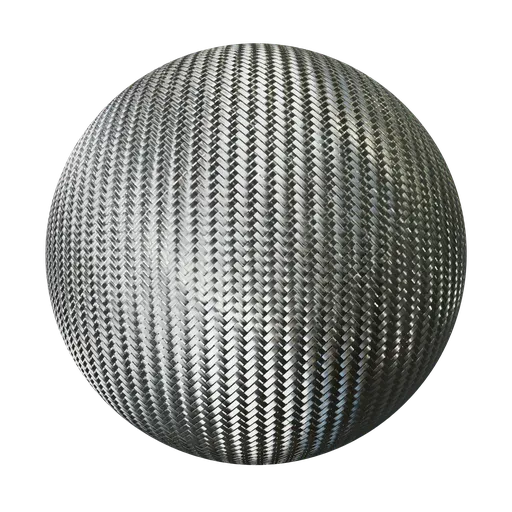 High-resolution PBR braided cable shield texture for 3D rendering in Blender and other software.