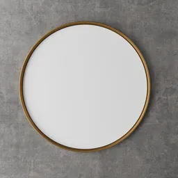 Round Metal Mirror