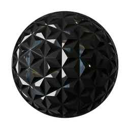 3D Geometric metal Pyramid