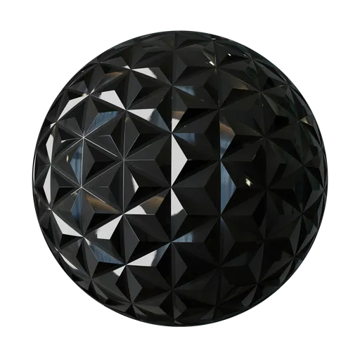 3D Geometric metal Pyramid
