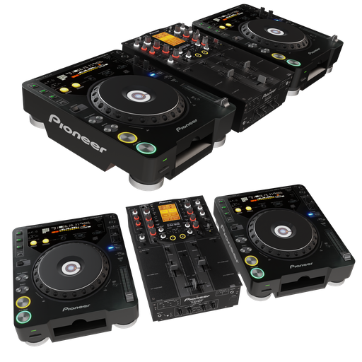 DJ equipment Audio Devices models BlenderKit