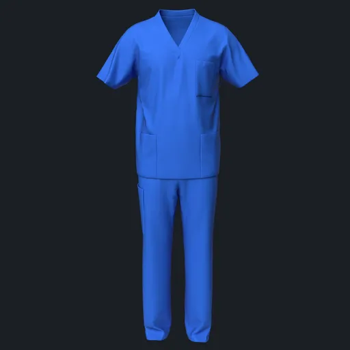 Royal Blue Medical Scrubs