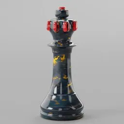 KING chess piece