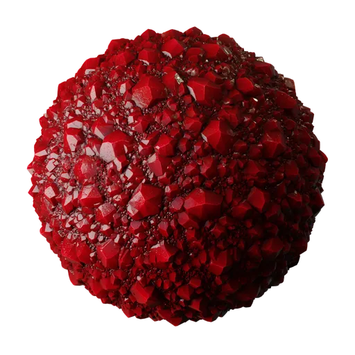 Red crystal