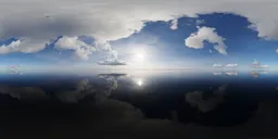 Cloudy Hazy Pure Sky Day