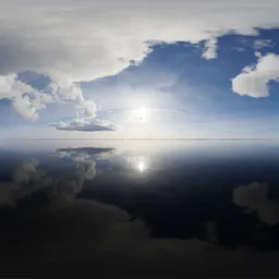 Cloudy Hazy Pure Sky Day