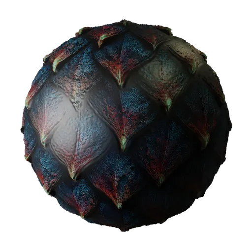 Navy Copper Mottled Scales