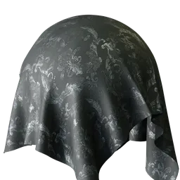 Ornamental Blue Velvet