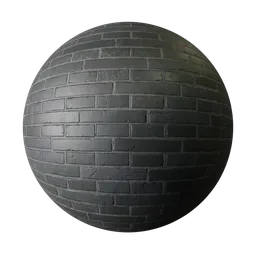Charcoal Brick Wall