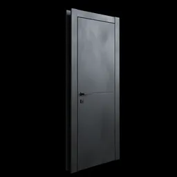 High-quality 3D render of a sleek, contemporary door suitable for modern architectural visualization in Blender.