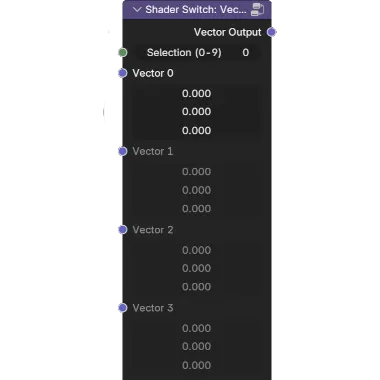 Shader Switch: Vector Selector
