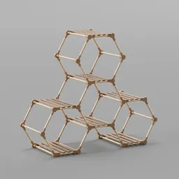 Hexagon Plant Stand