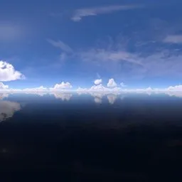 Clouds, sky, sea, water