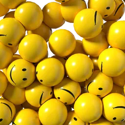 Softbody smiley video transition