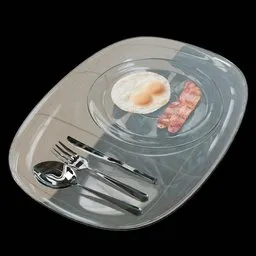 Luxury Food Breakfast Plate