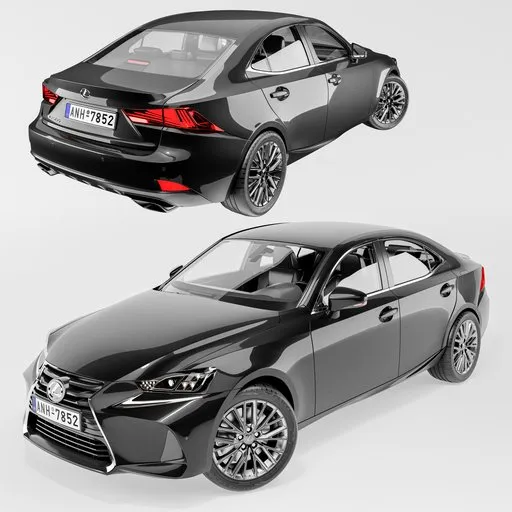 Rigged Lexus Car