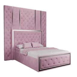 Pink bed