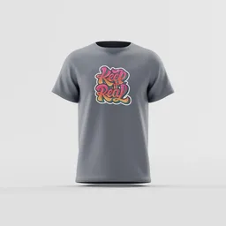 'Keep it Real' Graphic T-Shirt Mockup