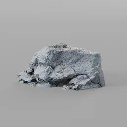 Basalt Rock Volcanic PBR Scan F