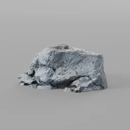 Basalt Rock Volcanic PBR Scan F